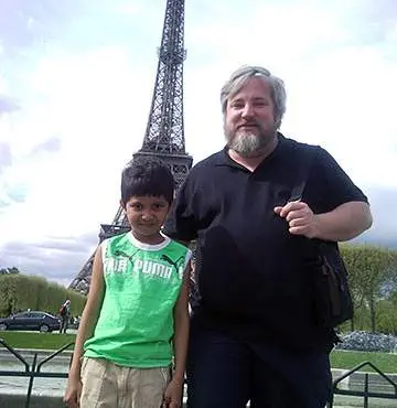 Fahim with coach Xavier Fahim with coach Xavier