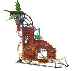 K'nex Dragon's Revenge Thrill Coaster | Roller Coaster Toy K'nex Dragon's Revenge Thrill Coaster | Roller Coaster Toys And Gifts For 5-12 Years Old