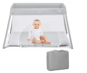 BABY JOY Baby Foldable Travel Crib BABY JOY Baby Foldable Travel Crib