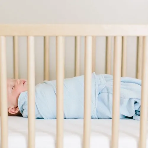 Place Only the Baby in the Crib, Nothing Else to safe sleep for babies