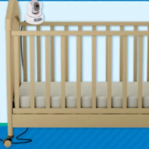 Remove All Wires and Cords Next to the Crib