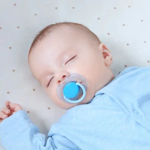 Try Giving the Infant a Pacifier to safe sleep for babies